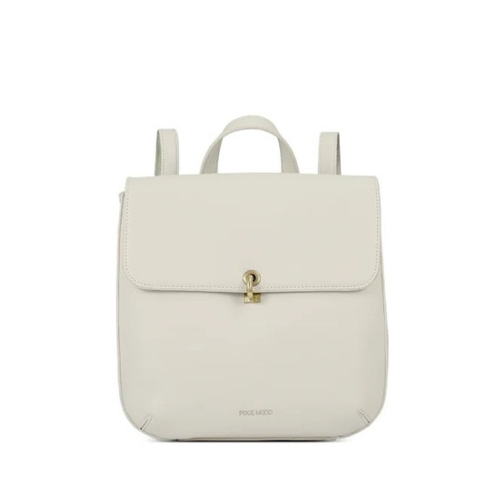 Pixie Mood Nyla Backpack Coconut Cream Vegan Leather